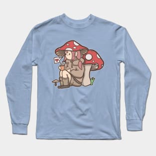 mushroom girl Long Sleeve T-Shirt